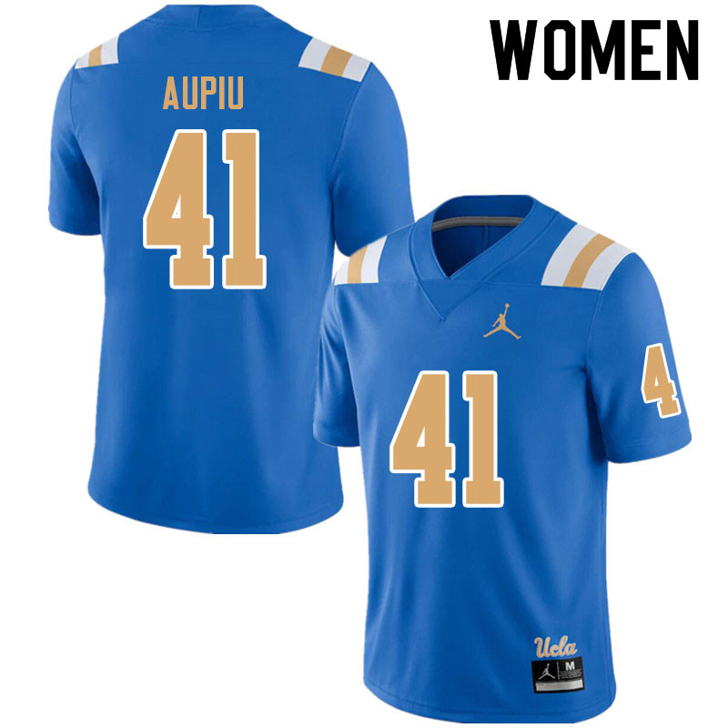 Jordan Brand Women #41 Devin Aupiu UCLA Bruins College Football Jerseys Sale-Blue - Click Image to Close